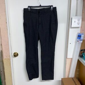 Banana Republic Factory Dark Gray Textured Dress Pants